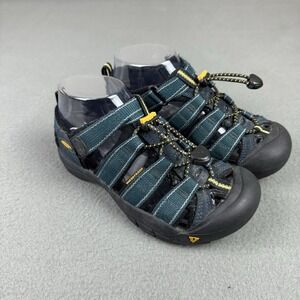 Keen Sandals Kids Boy 3 Blue Newport H2‎ Closed Toe Water Hiking Shoes Washable